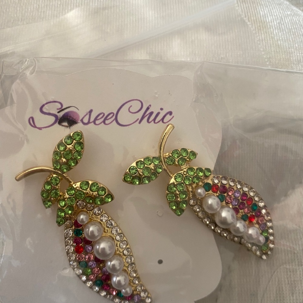Beautiful earrings never worn
